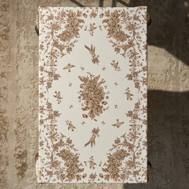Скатерть " royal garden" 110х140см ,белый ,100% хлопок ,твил с пропиткой (850-754-20) Скатерть " royal garden" 110х140см ,белый ,100% хлопок ,твил с пропиткой (850-754-20)