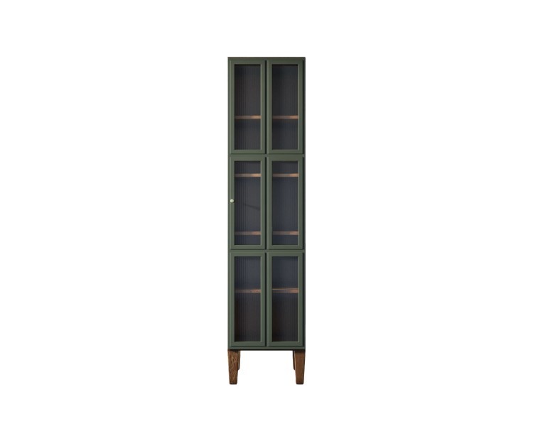 Шкаф одностворчатый Andersen с рифлеными стеклами арт AN13 AN13-ET