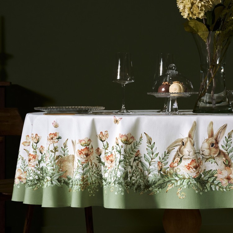 Скатерть овальная "sense", 140х180см, 100% хлопок,твил c пропиткой Lefard (850-753-4)