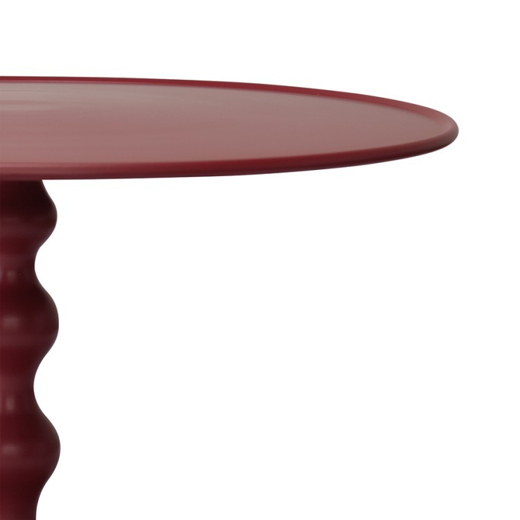 Столик кофейный fluid, D59 см, жженый оранжевый (78639)