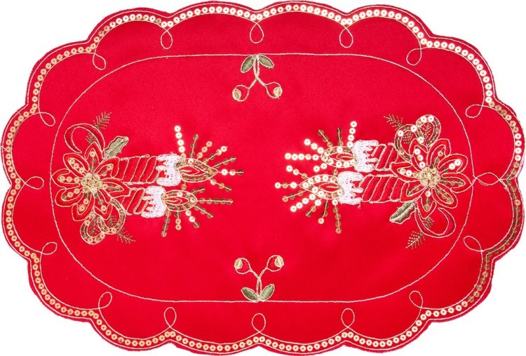 Салфетка "волшебный огонек" овал 30*45 cm SANTALINO (829-119)