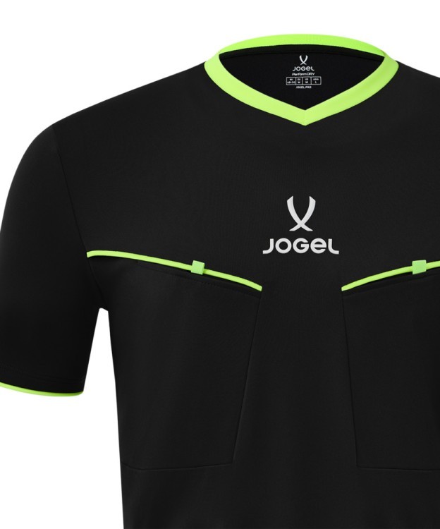 Футболка судейская JOGEL DIVISION PerFormDRY Referee SS Tee 2.0, черный (2133832)