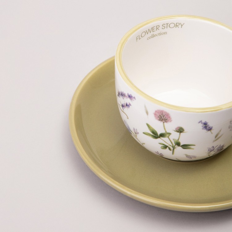Чайная пара agness "flower story" 15*7 см 220 мл Agness (358-2178) Чайная пара agness "flower story" 15*7 см 220 мл Agness (358-2178)