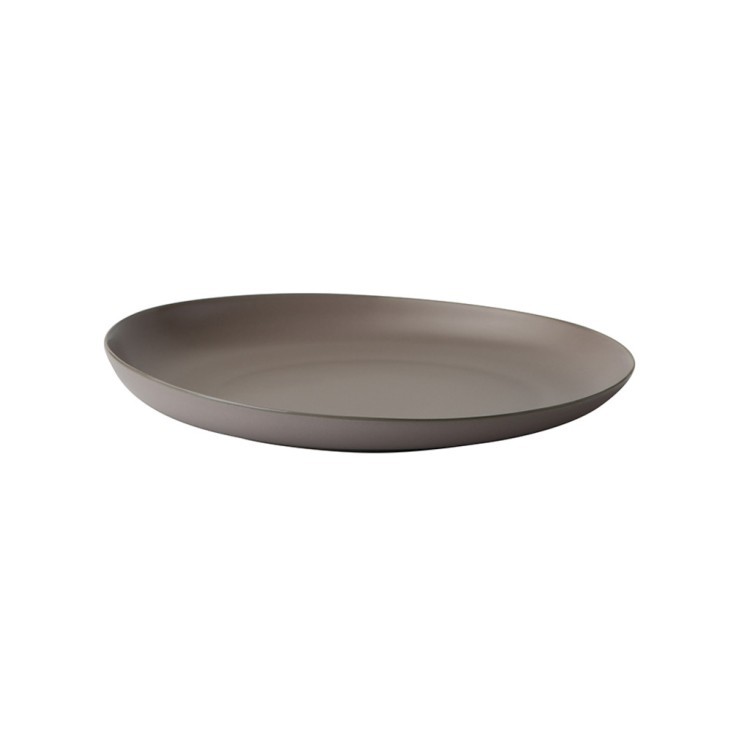 Тарелка L9078-WG4U, каменная керамика, Brown, ROOMERS TABLEWARE
