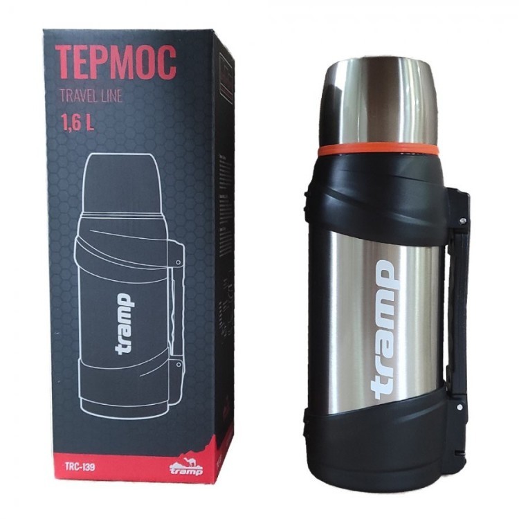 Термос Tramp Travel-1600 черный TRC-139 (88094) Термос Tramp Travel-1600 черный TRC-139 (88094)