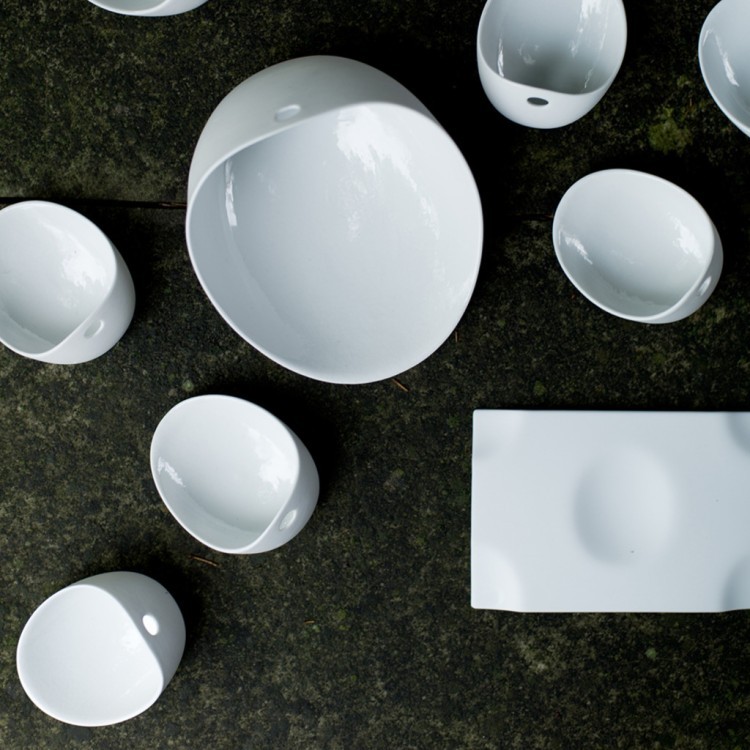 Тарелка 14001C, фарфор, matt white, Cookplay