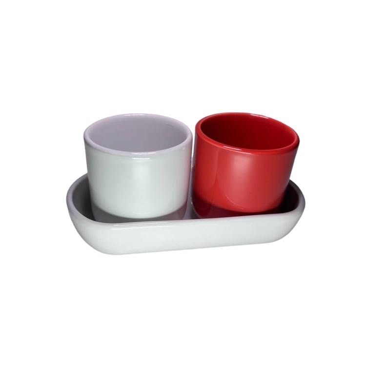 Набор чашки на подносе PI021, REVOL