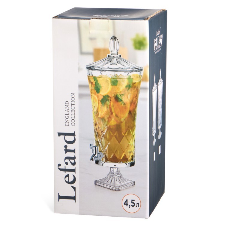Диспенсер для напитков "diamond", 4,5 л Lefard (691-152) Диспенсер для напитков "diamond", 4,5 л Lefard (691-152)