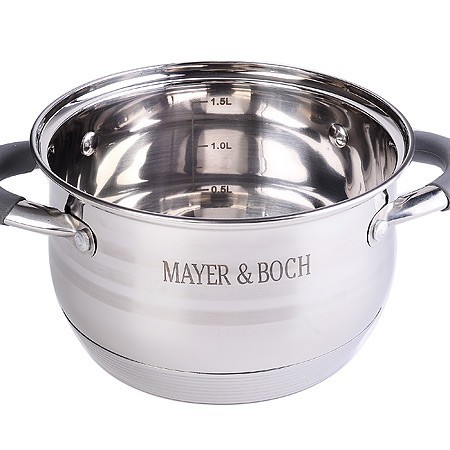 Кастрюля 2,1л нерж с/кр Mayer&Boch (30942)