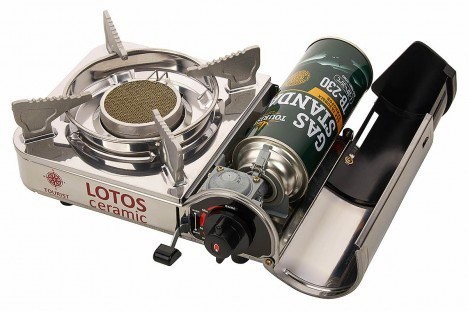 Плита газовая портативная Tourist Lotos Ceramic TR-350 (61227) Плита газовая портативная Tourist Lotos Ceramic TR-350 (61227)