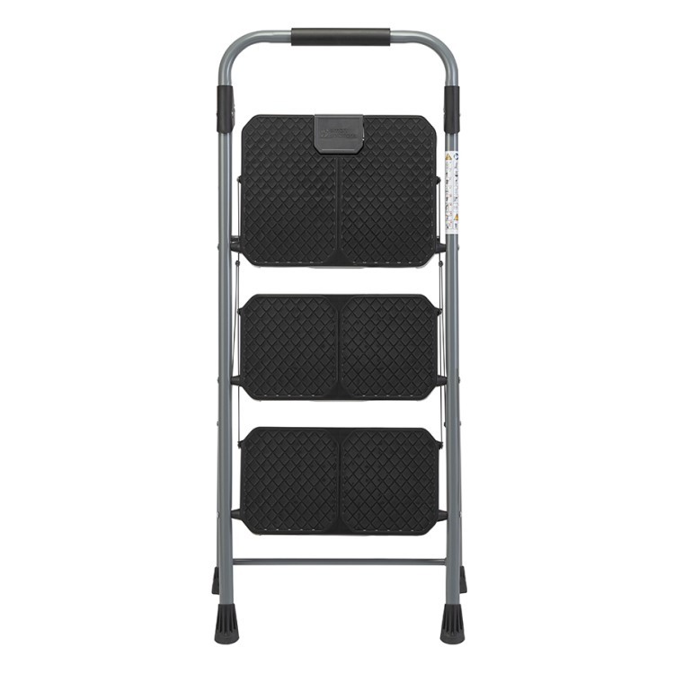 Стремянка stable, 3 ступени, 1 м, черная (79748)