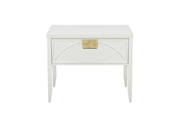 Тумба прикроватная бежевая 1 ящик 60*50*40см (TT-00015926)