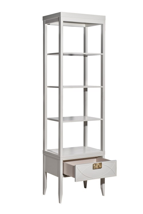 Тумба прикроватная бежевая 1 ящик 60*50*40см (TT-00015926)