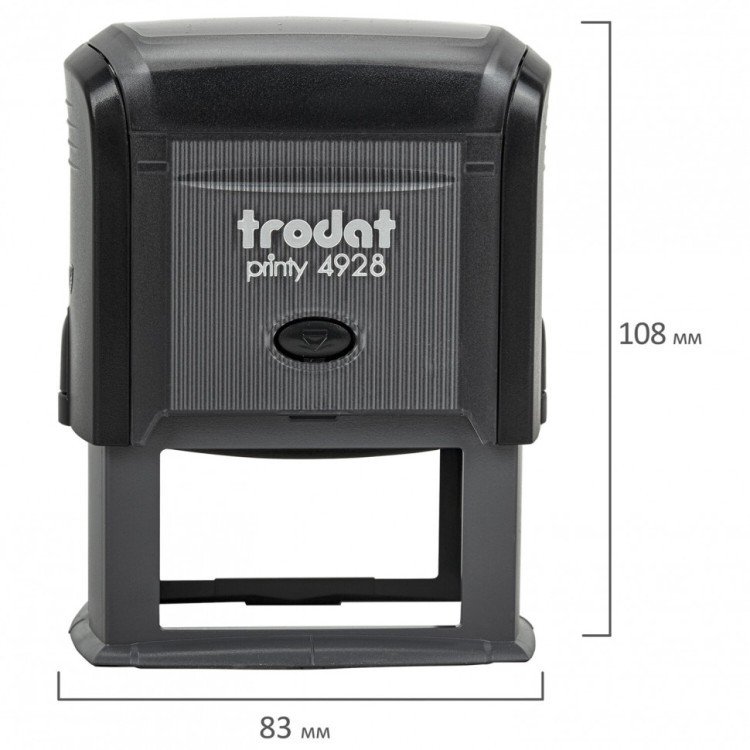 Оснастка для штампа размер оттиска 60х33 мм синий TRODAT 4928 подушка в к-те 53122 236817 (1) (92965)