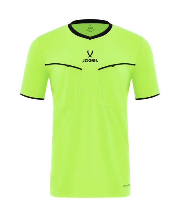 Футболка судейская JOGEL DIVISION PerFormDRY Referee SS Tee 2.0, желтый неон (2133842)