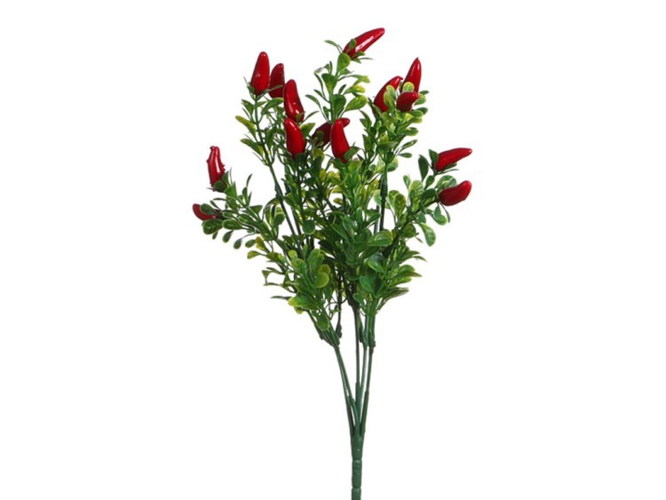 Цветок искусственный "перчик" высота=30 см. (кор=600шт.) Huajing Plastic (23-337)