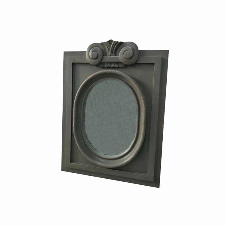 Зеркало SH0709-17-01, Дерево, grey, ROOMERS FURNITURE