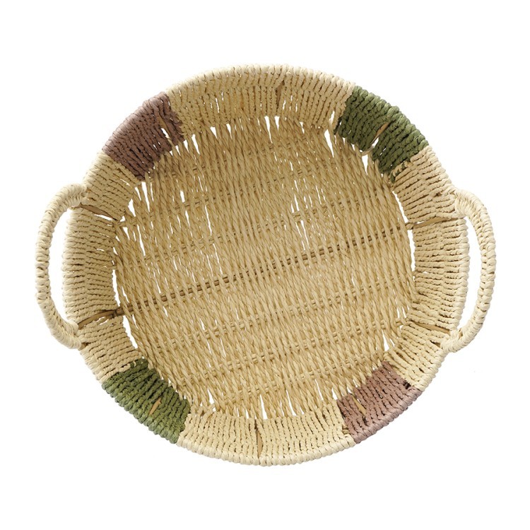 Корзина плетеная круглая bodhran nature из коллекции ethnic, размер l (77222)