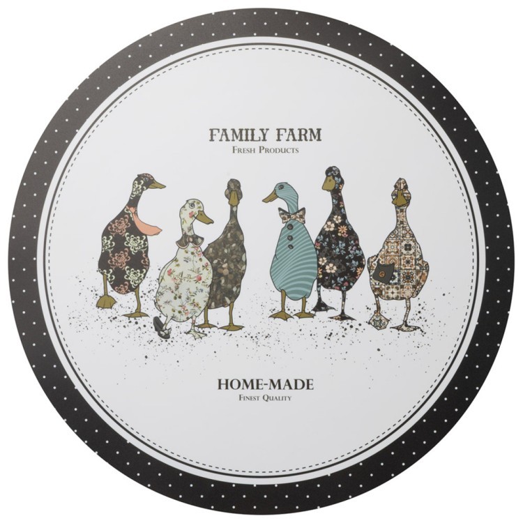 Набор подстановочных салфеток "family farm" из 4 шт., диаметр=38 см Lefard (771-121)