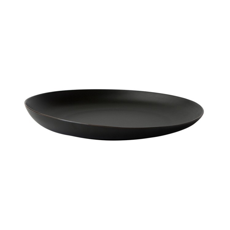 Тарелка L9078-1270B, каменная керамика, Black, ROOMERS TABLEWARE