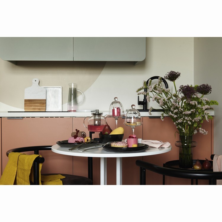 Набор чаш dots, 800 мл, черные, 2 шт. (74087)