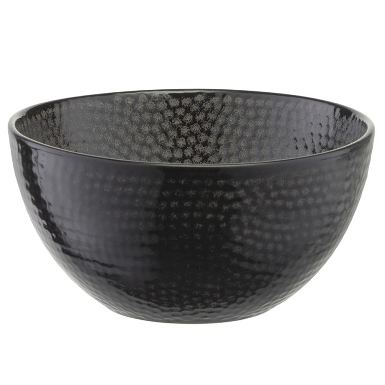 Набор чаш dots, 800 мл, черные, 2 шт. (74087)