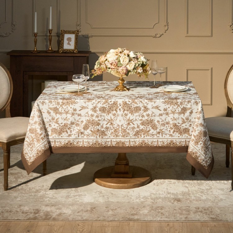 Скатерть "royal garden" 160х220см ,белый, 100% хлопок,твил пропитка (850-754-21) Скатерть "royal garden" 160х220см ,белый, 100% хлопок,твил пропитка (850-754-21)