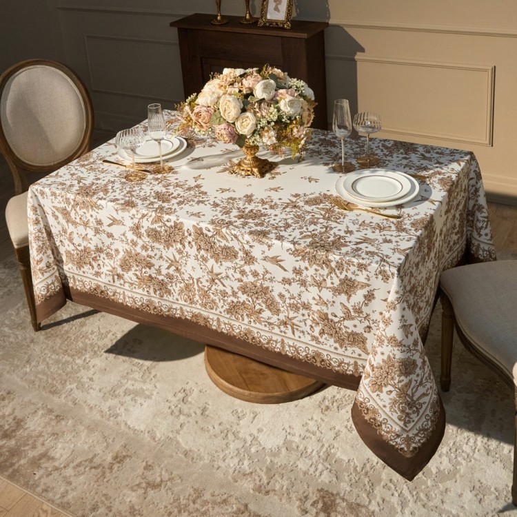 Скатерть "royal garden" 160х220см ,белый, 100% хлопок,твил пропитка (850-754-21) Скатерть "royal garden" 160х220см ,белый, 100% хлопок,твил пропитка (850-754-21)