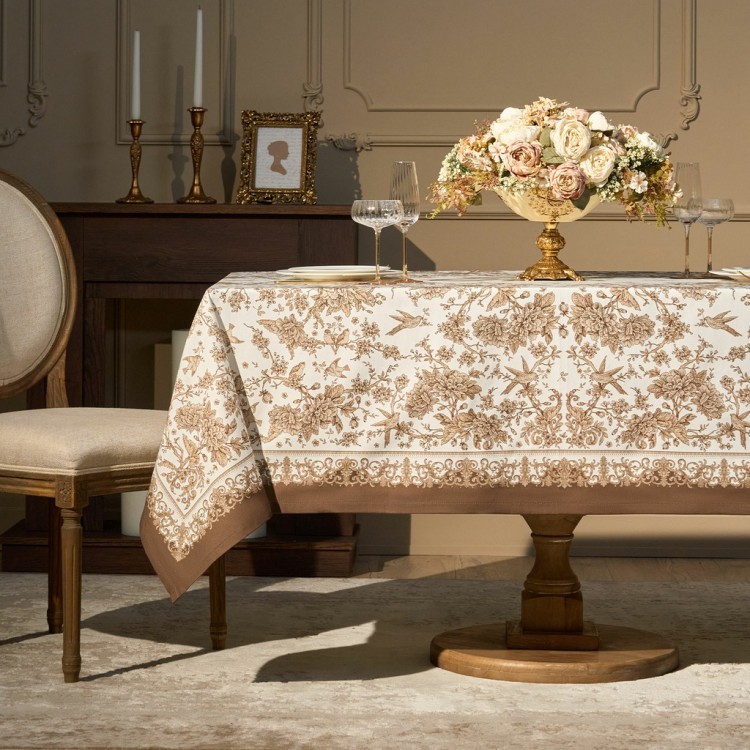 Скатерть "royal garden" 160х220см ,белый, 100% хлопок,твил пропитка (850-754-21) Скатерть "royal garden" 160х220см ,белый, 100% хлопок,твил пропитка (850-754-21)