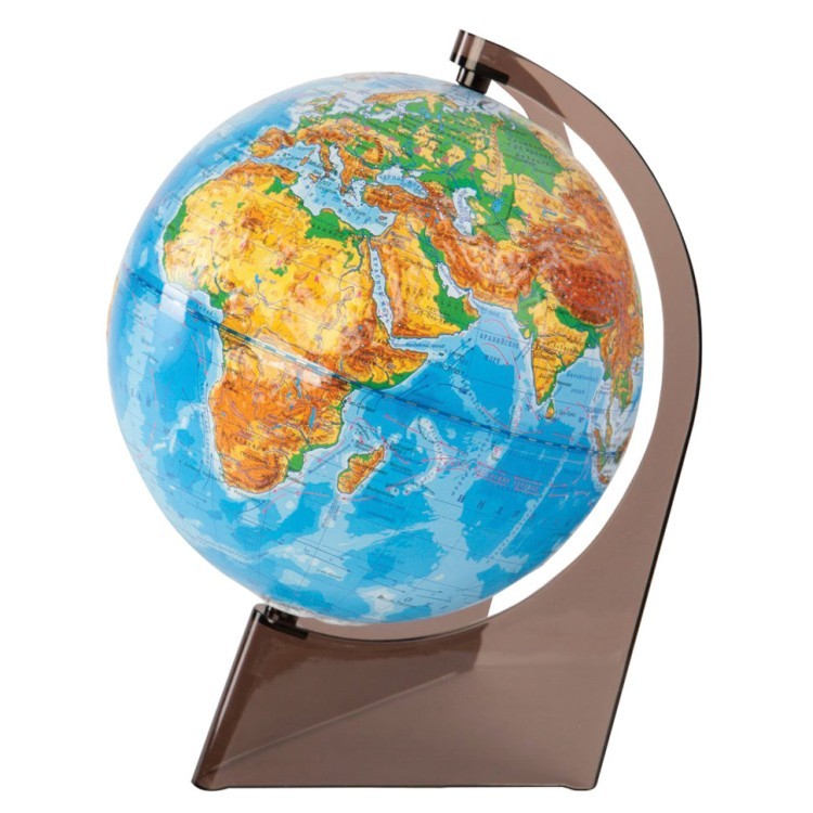Глобус физический Глобусный Мир d210 мм рельефный 10275 (66786)