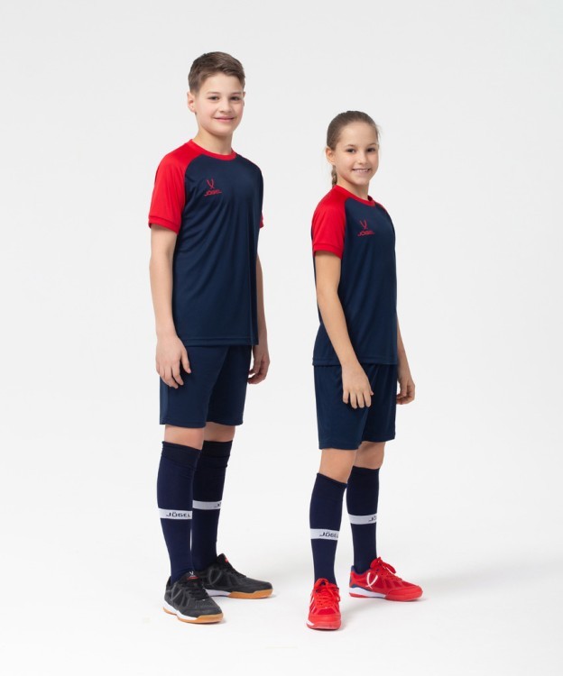 Футболка игровая CAMP Reglan Jersey, темно-синий/красный, детский (702255) Футболка игровая CAMP Reglan Jersey, темно-синий/красный, детский (702255)