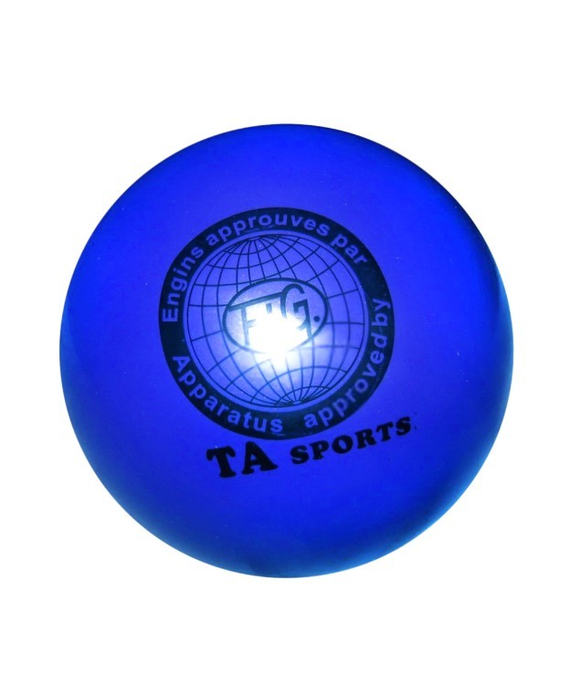 Мяч для художественной гимнастики Т11, 15 см, синий (4620)