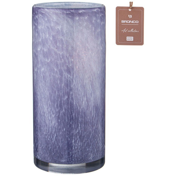 Ваза цилиндр bronco "art collection" violet высота 25см Bronco (280-102)