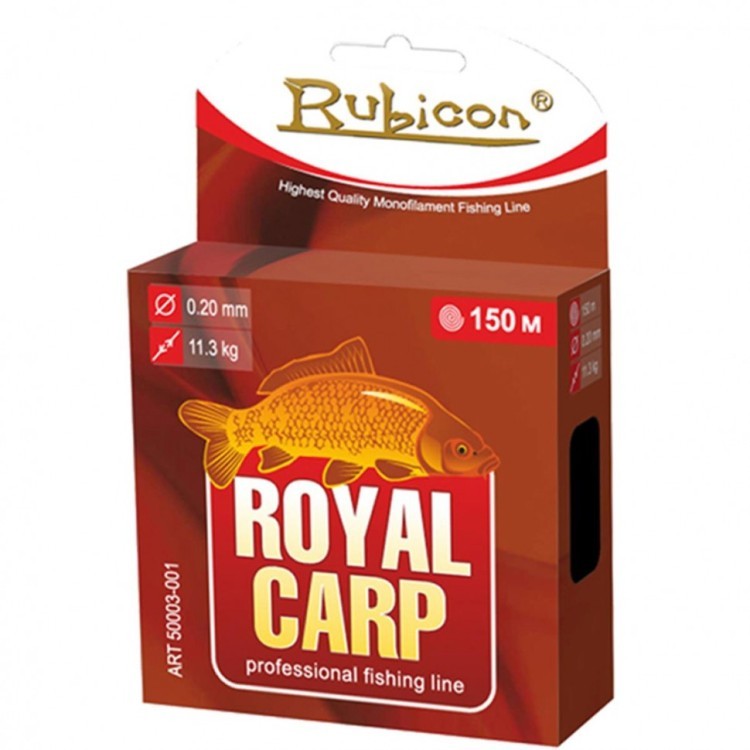 Леска Rubicon Royal Carp 0,25мм 150м Brown 402150-025 (76009)