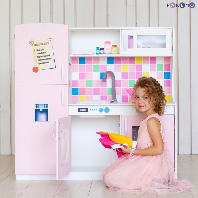 Игрушечная кухня "Алвеоло Роуз" (PK218-07) Игрушечная кухня "Алвеоло Роуз" (PK218-07)