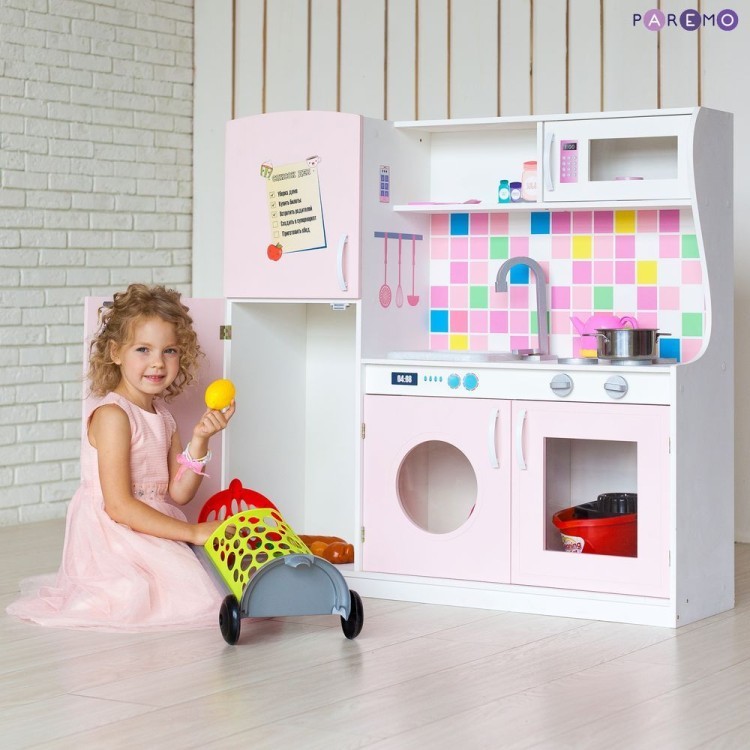 Игрушечная кухня "Алвеоло Роуз" (PK218-07) Игрушечная кухня "Алвеоло Роуз" (PK218-07)
