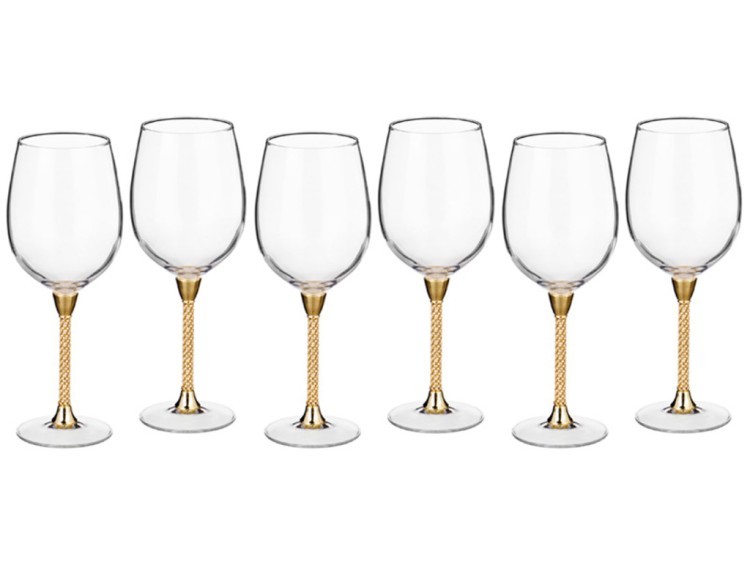 Набор бокалов для вина из 6 шт. 450 мл. высота=25 см. CLARET (661-027)
