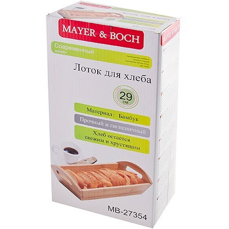 Лоток для хлеба 29см Бамбук Mayer&Boch (27354)