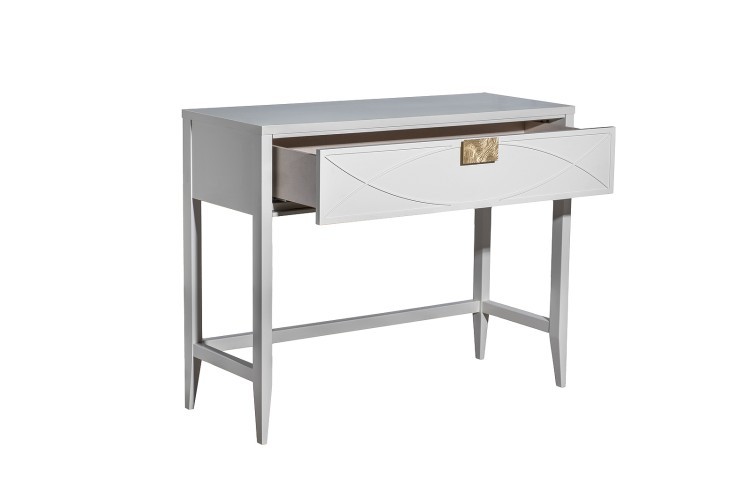 Консоль бежевая 1 ящик 100*80*40см (TT-00015927)