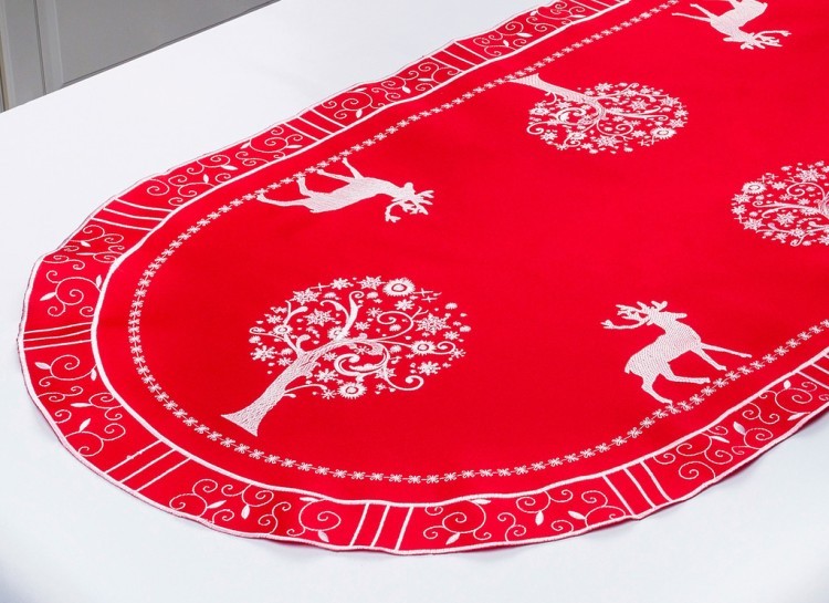 Салфетка овал 60*120 cm, п/э SANTALINO (829-105)