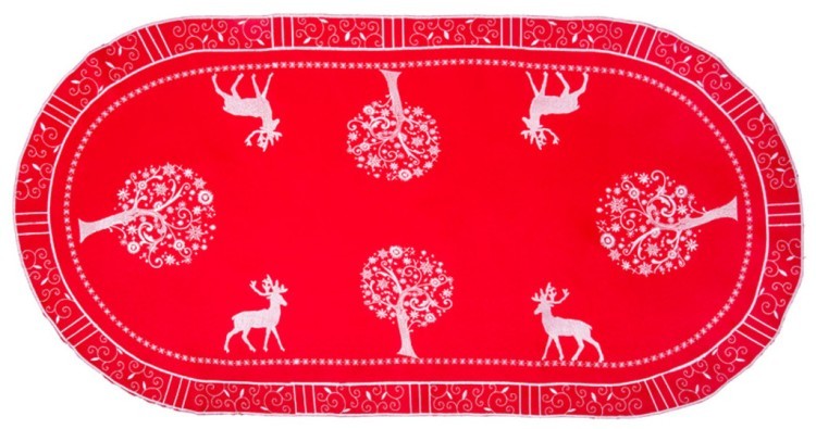 Салфетка овал 60*120 cm, п/э SANTALINO (829-105)