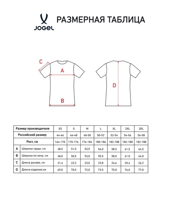 Футболка судейская JOGEL DIVISION PerFormDRY Referee SS Tee 2.0, голубой (2133850)
