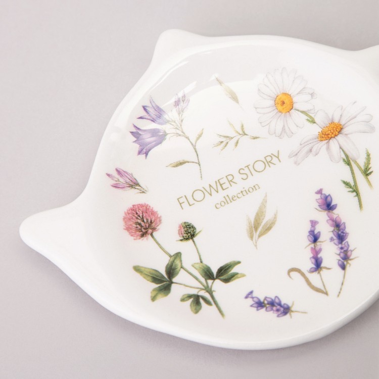 Подставка под чайный пакетик agness "flower story" 12*8,5*1,5 см Agness (358-2184) Подставка под чайный пакетик agness "flower story" 12*8,5*1,5 см Agness (358-2184)