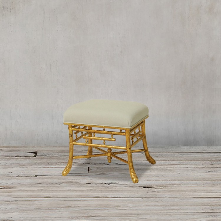 Пуф LI-SH14-18-127, массив дуба, текстиль, beige, ROOMERS FURNITURE