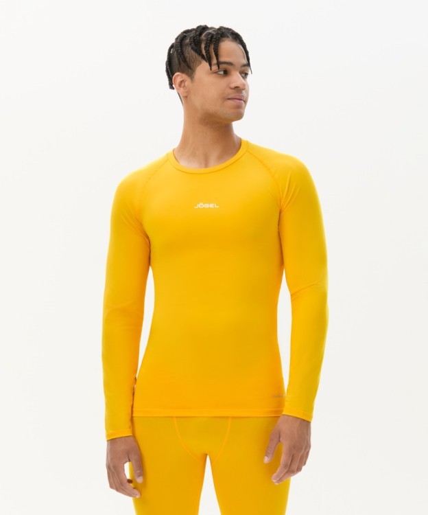 Футболка компрессионная с длинным рукавом JOGEL CAMP PerFormDRY Baselayer LS Tee, желтый (2125149)