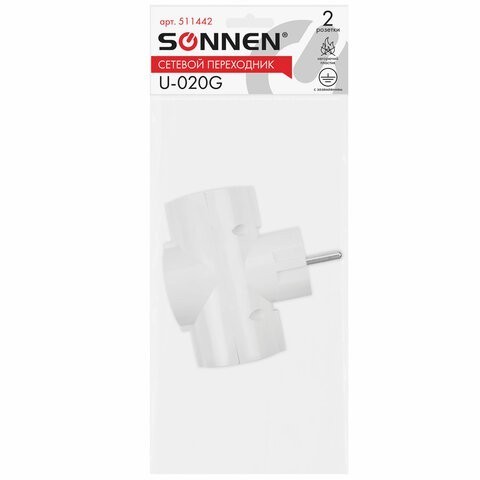 Сетевой тройник Sonnen U-030G 3 розетки 511441 (3) (85262) Сетевой тройник Sonnen U-030G 3 розетки 511441 (3) (85262)