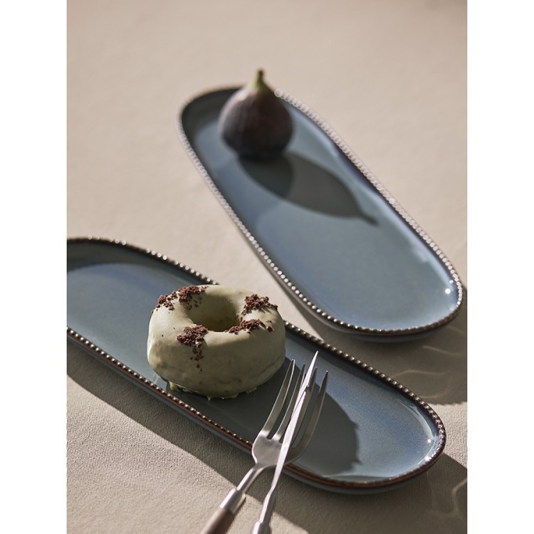 Овальное блюдо темно-серого цвета из коллекции kitchen spirit (75374)