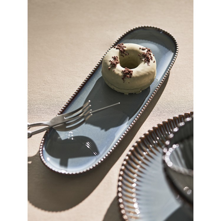 Овальное блюдо темно-серого цвета из коллекции kitchen spirit (75374)