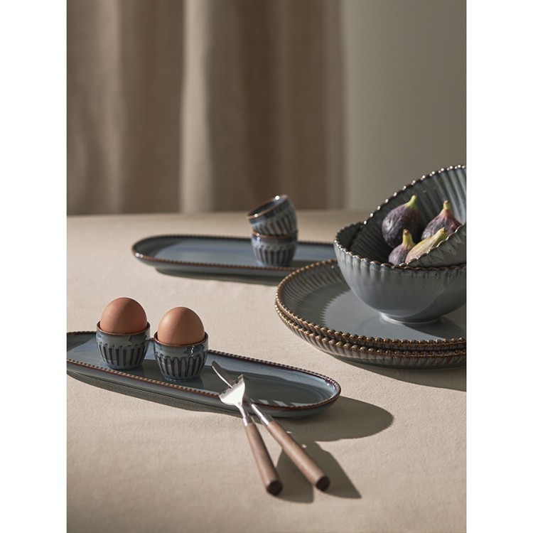 Овальное блюдо темно-серого цвета из коллекции kitchen spirit (75374)