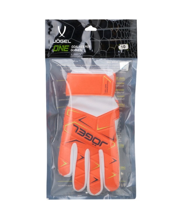 Перчатки вратарские JOGEL Legend BL3 Flat, коралловый (2121759)